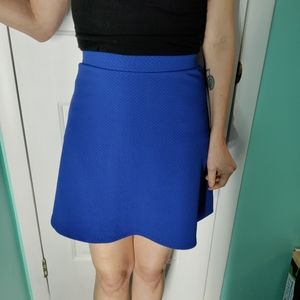 Blue Skater Skirt